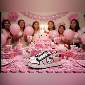 New hello kitty women’s sneakers size 8 NWT great for the hello kitty lovers